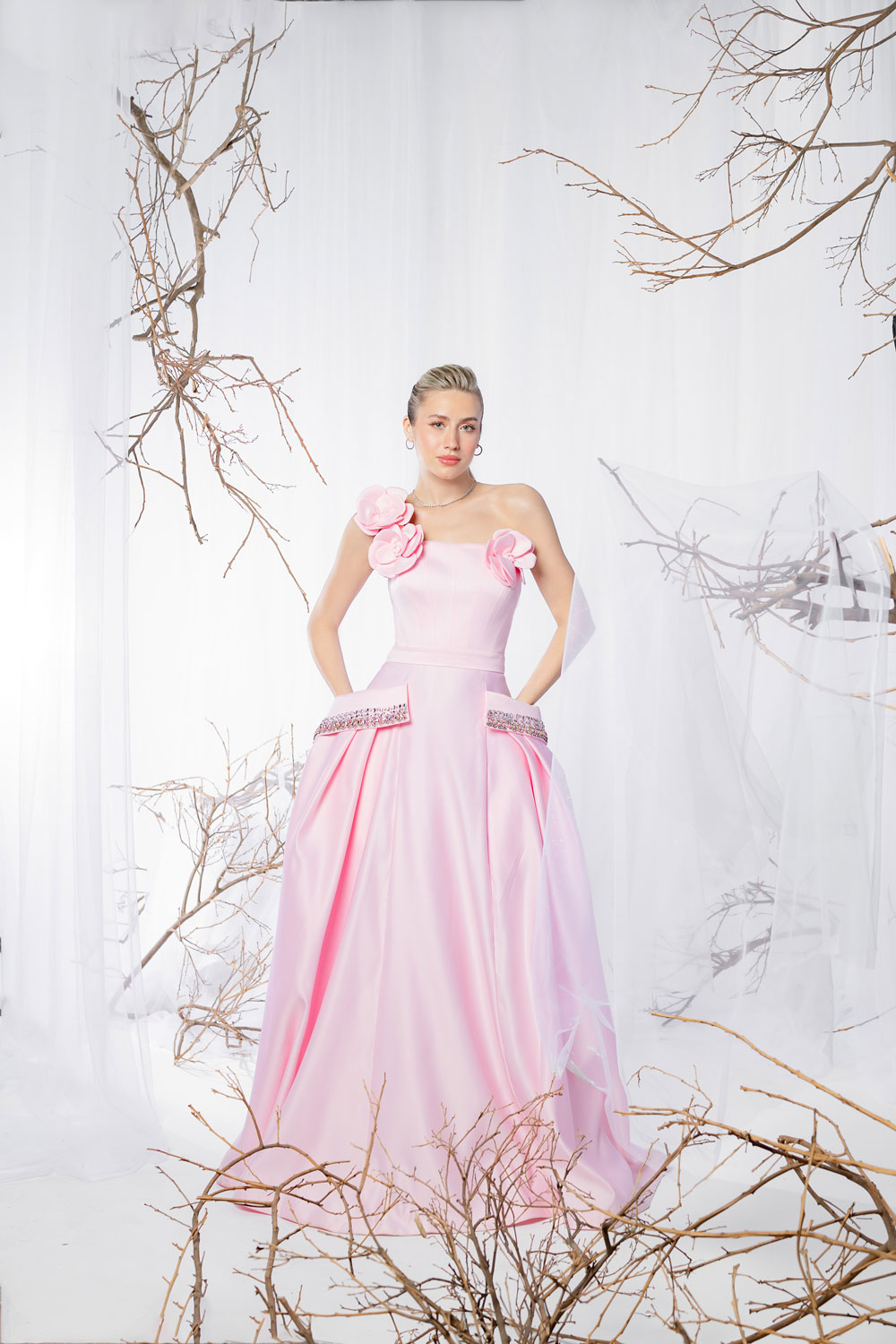 Rosette Symphony Dress