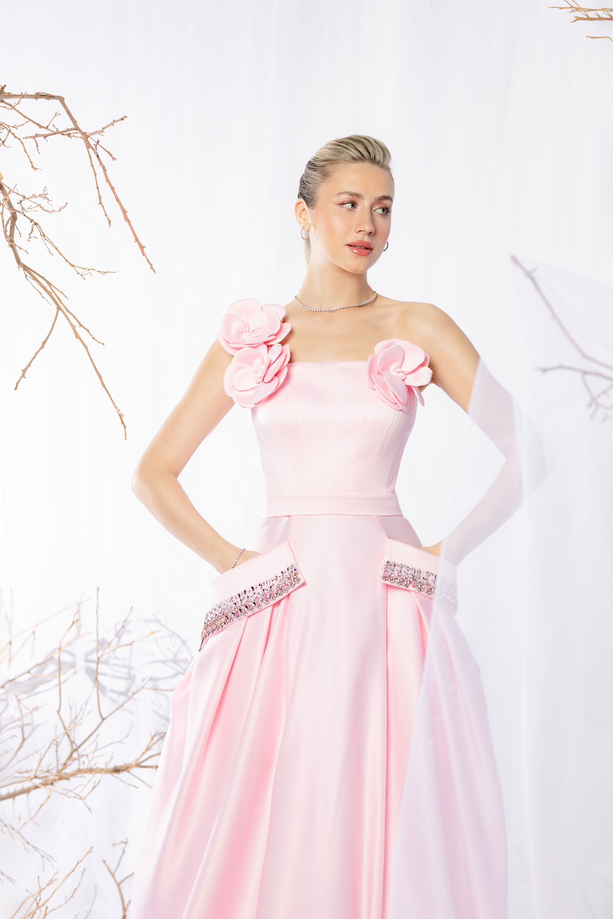 Rosette Symphony Dress