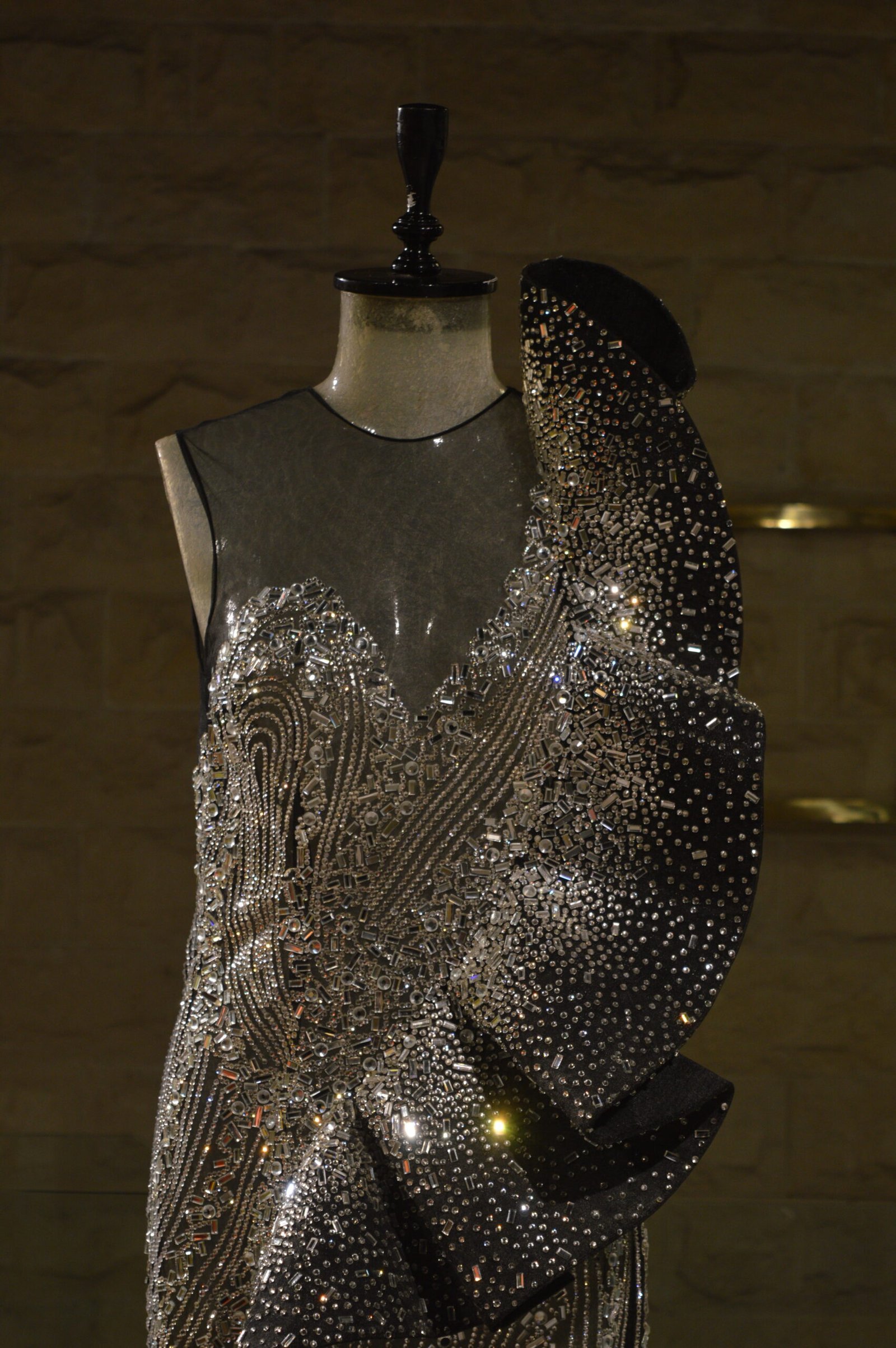 Black And Silver Handmade Dress - Image 4