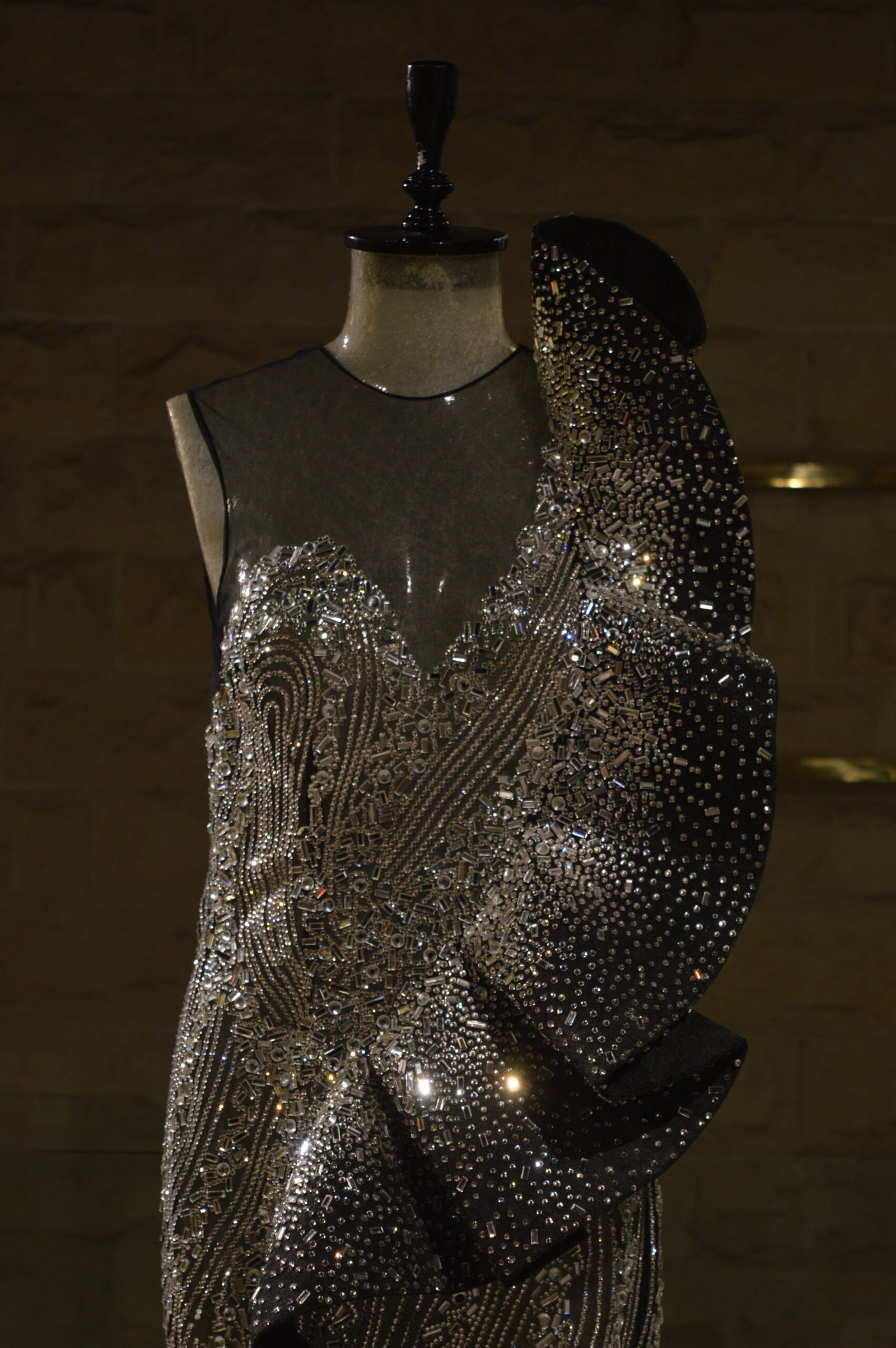 Black And Silver Handmade Dress - Image 5