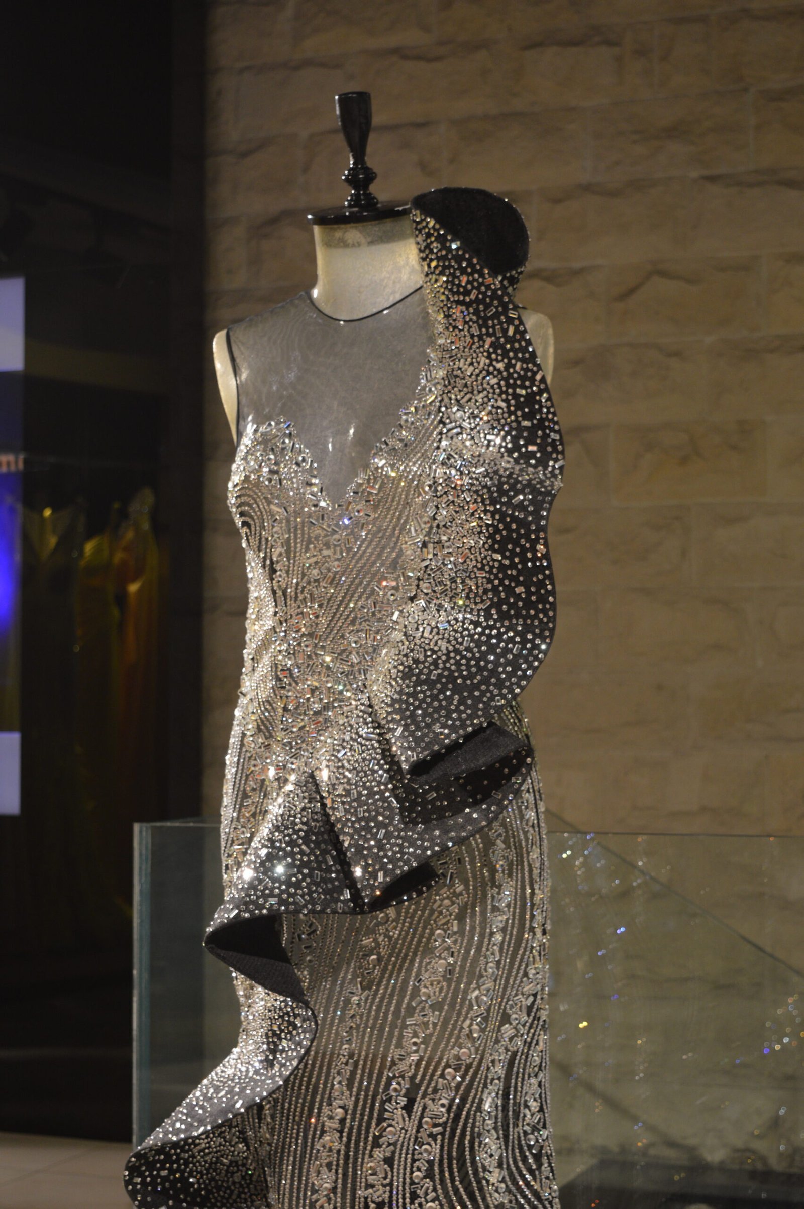Black And Silver Handmade Dress