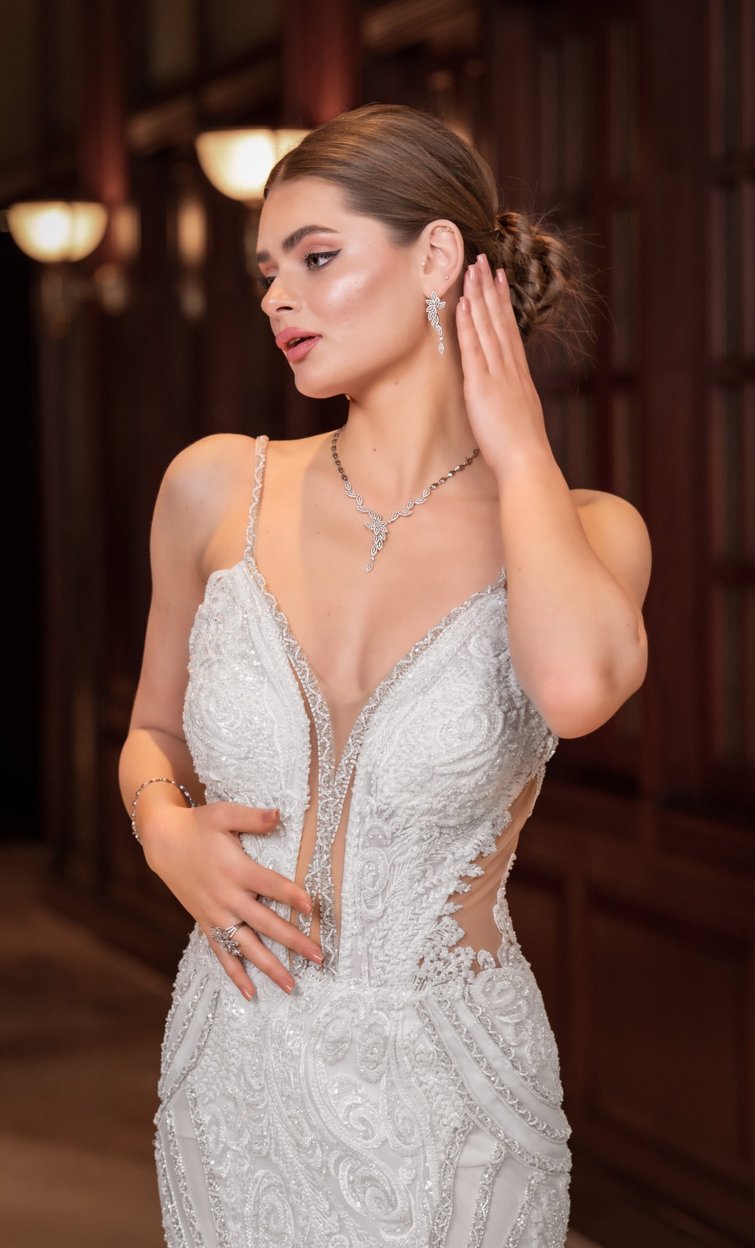 White Bridal Dress - Image 2