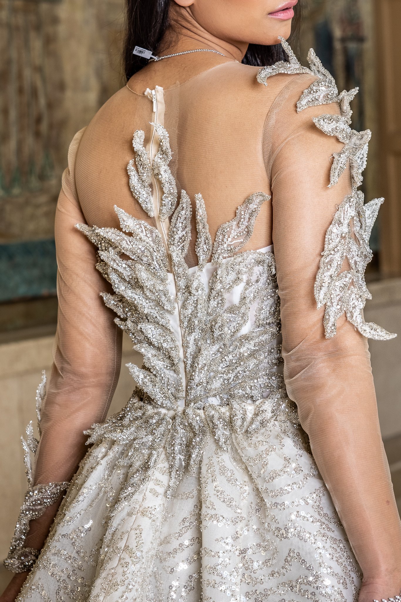 Embraided Bridal Dress - Image 5