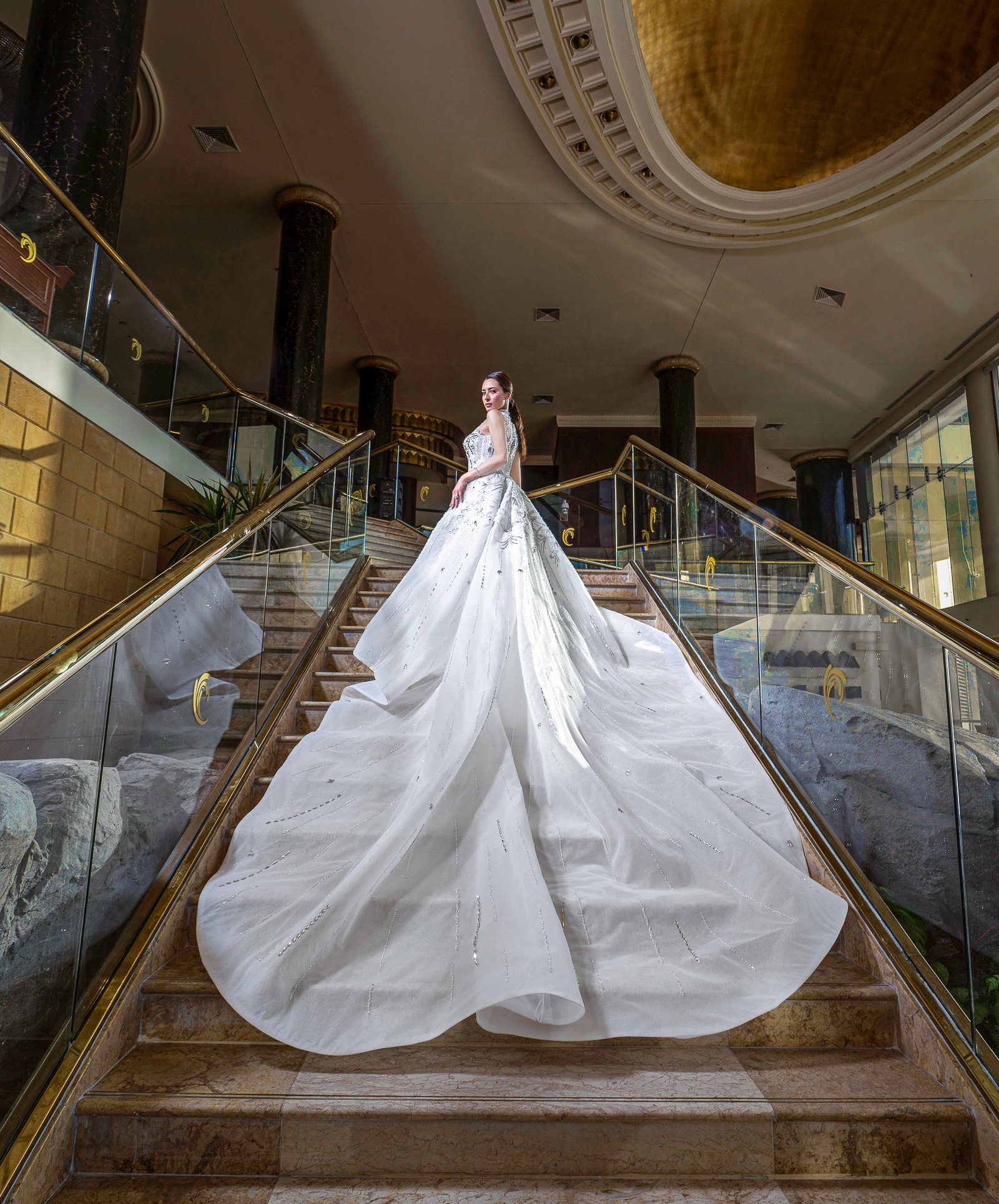 Bridal Dress With Separable Tail - Image 3