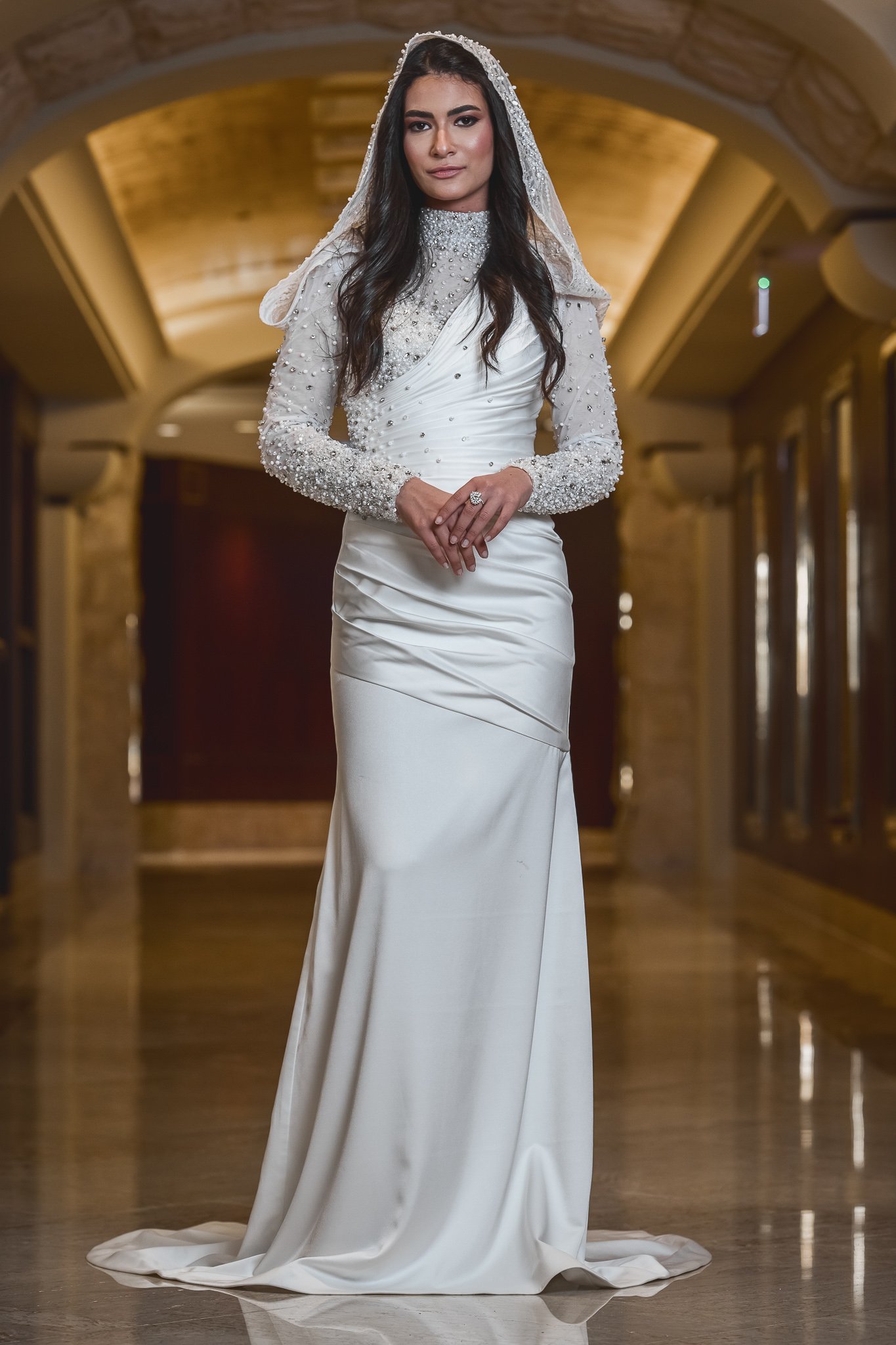 Embroidered Bridal Dress